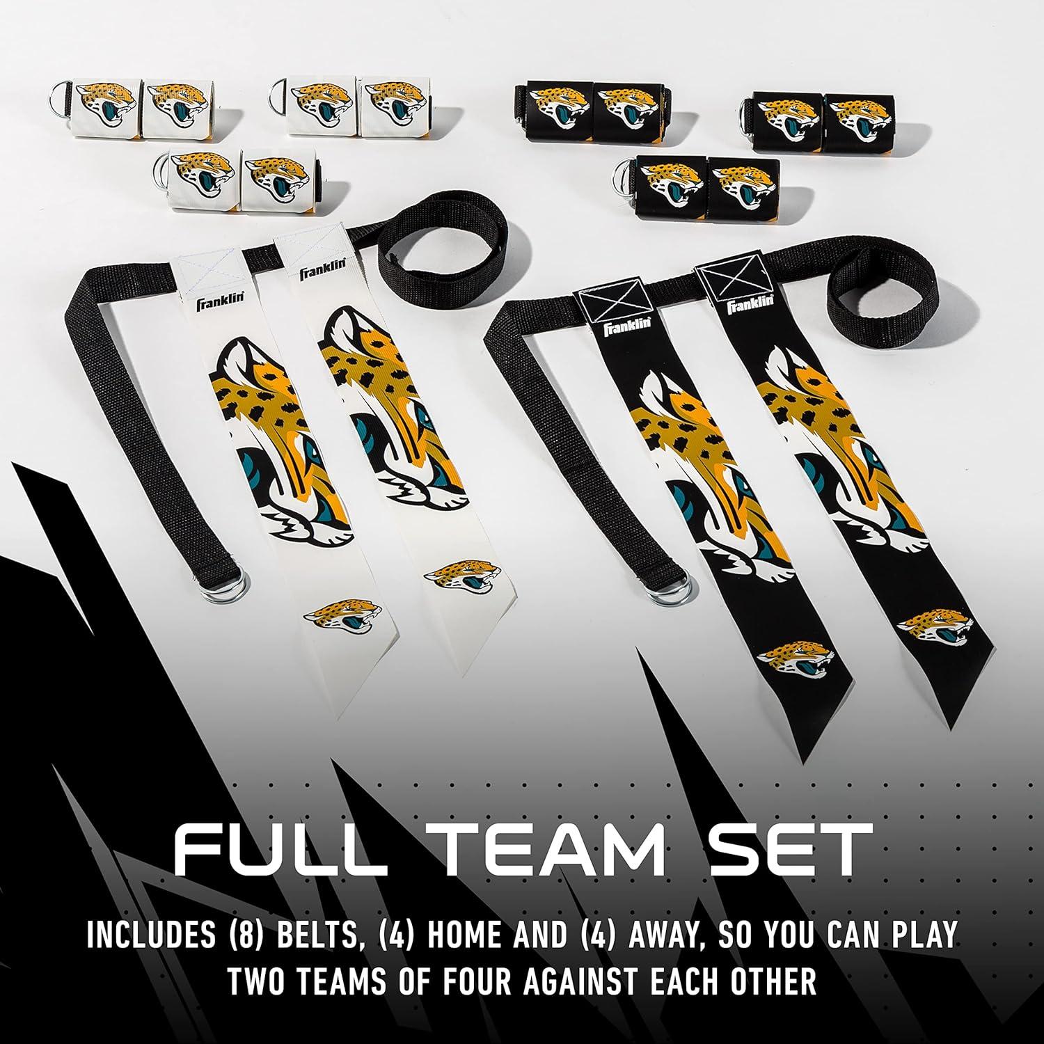 image:imageFranklin Sports NFL Team Flag Football Sets Belts Flags Kids Adults Fits Up to 36 Waist NFL LicensedJacksonville Jaguars