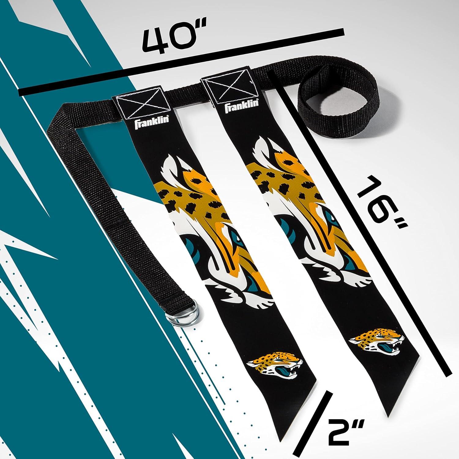 image:imageFranklin Sports NFL Team Flag Football Sets Belts Flags Kids Adults Fits Up to 36 Waist NFL LicensedJacksonville Jaguars