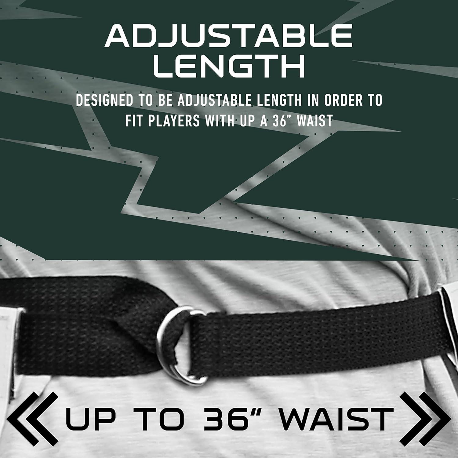 image:imageFranklin Sports NFL Team Flag Football Sets Belts Flags Kids Adults Fits Up to 36 Waist NFL LicensedNew York Jets 2