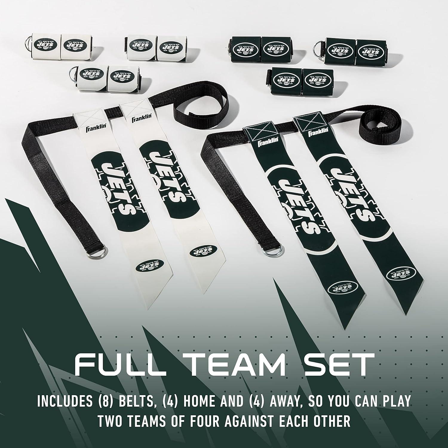 image:imageFranklin Sports NFL Team Flag Football Sets Belts Flags Kids Adults Fits Up to 36 Waist NFL LicensedNew York Jets 2