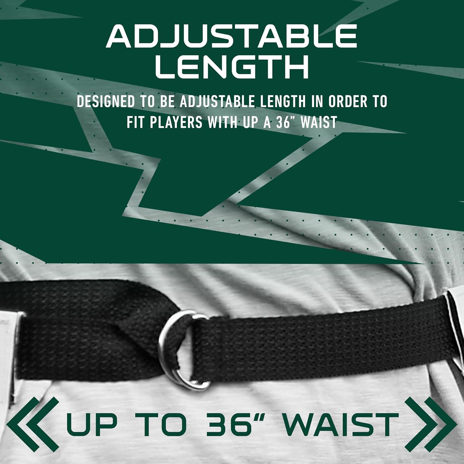 image:imageFranklin Sports NFL Team Flag Football Sets Belts Flags Kids Adults Fits Up to 36 Waist NFL LicensedNew York Jets