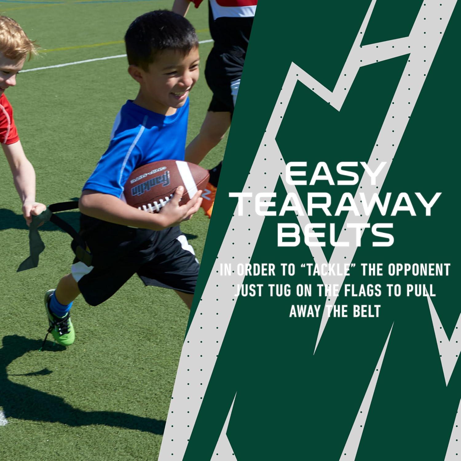 image:imageFranklin Sports NFL Team Flag Football Sets Belts Flags Kids Adults Fits Up to 36 Waist NFL LicensedNew York Jets