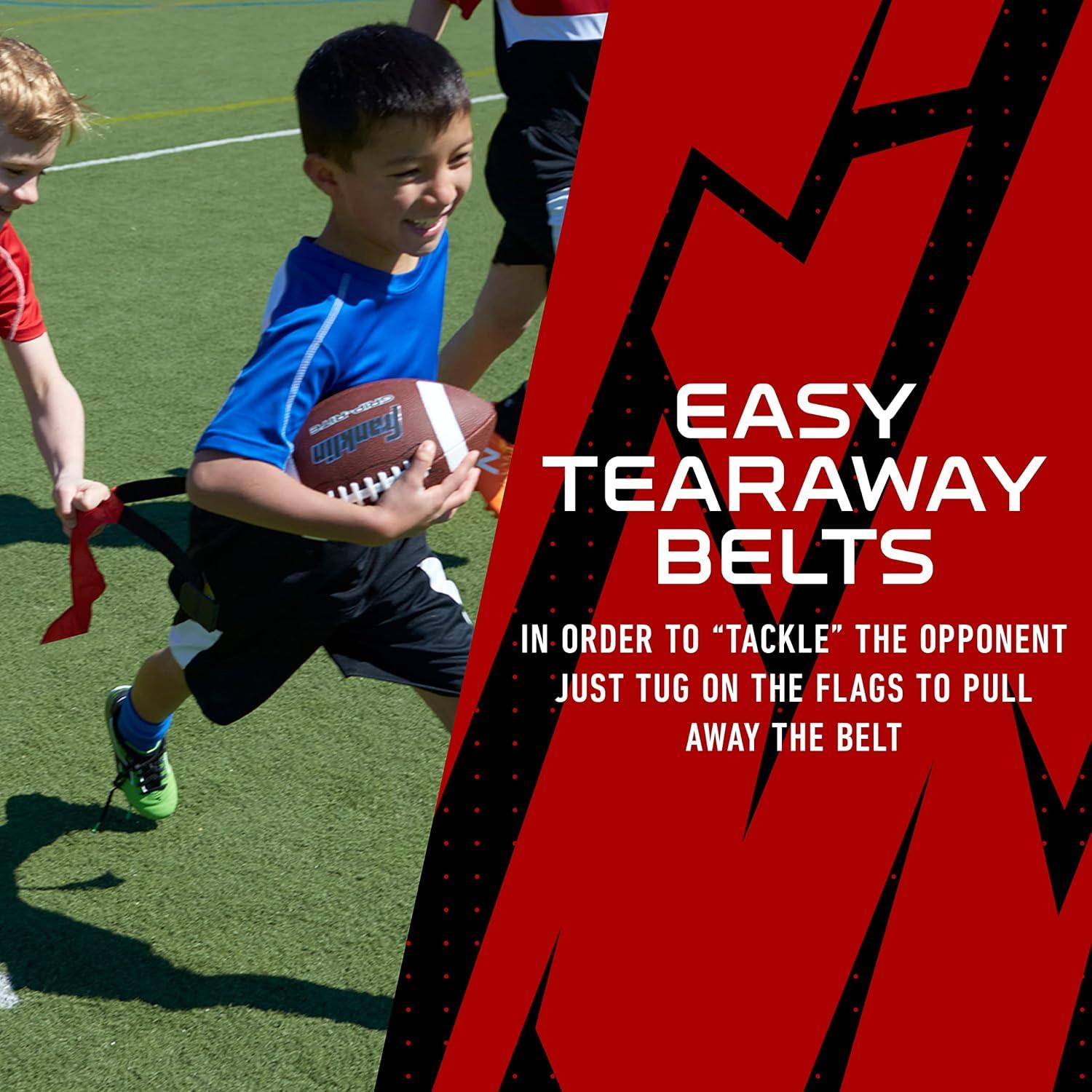 image:imageFranklin Sports NFL Team Flag Football Sets Belts Flags Kids Adults Fits Up to 36 Waist NFL LicensedSan Francisco 49ers