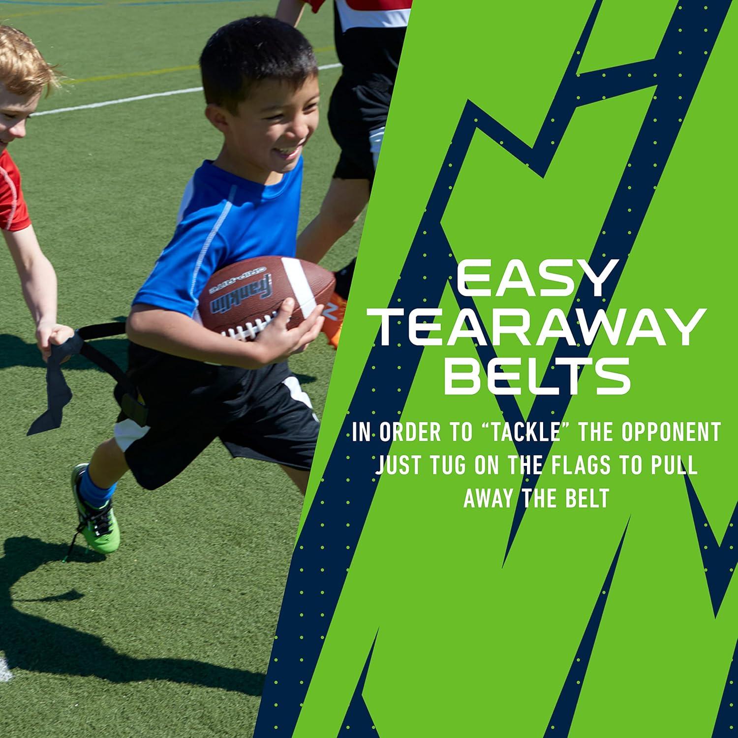 image:imageFranklin Sports NFL Team Flag Football Sets Belts Flags Kids Adults Fits Up to 36 Waist NFL LicensedSeattle Seahawks