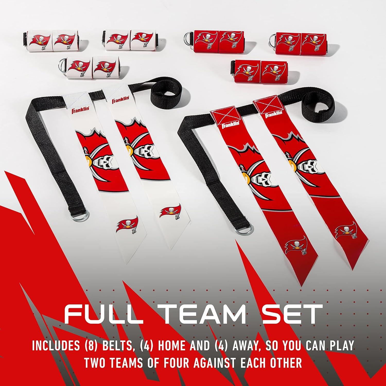image:imageFranklin Sports NFL Team Flag Football Sets Belts Flags Kids Adults Fits Up to 36 Waist NFL LicensedTampa Bay Buccaneers