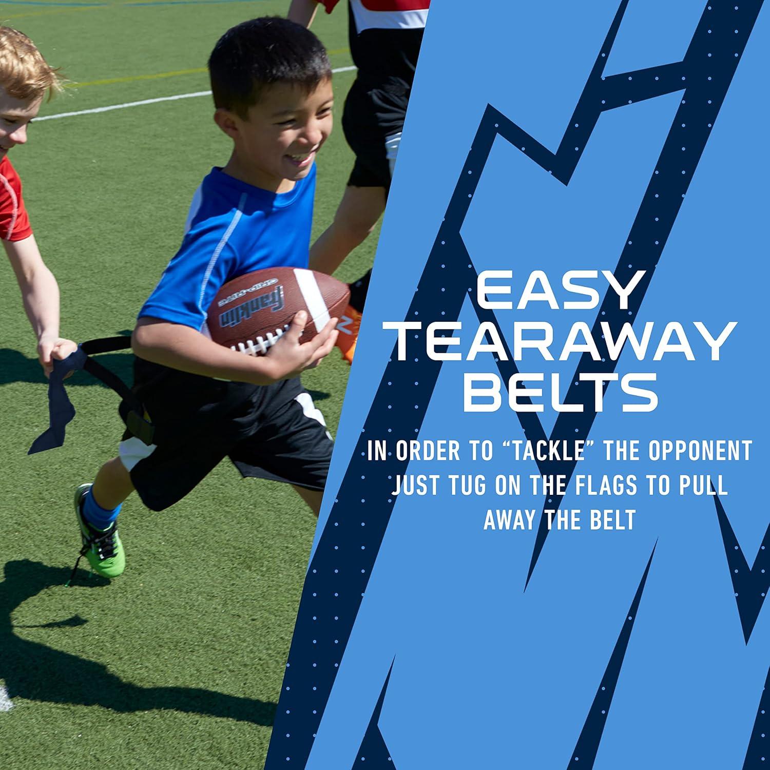 image:imageFranklin Sports NFL Team Flag Football Sets Belts Flags Kids Adults Fits Up to 36 Waist NFL LicensedTennessee Titans