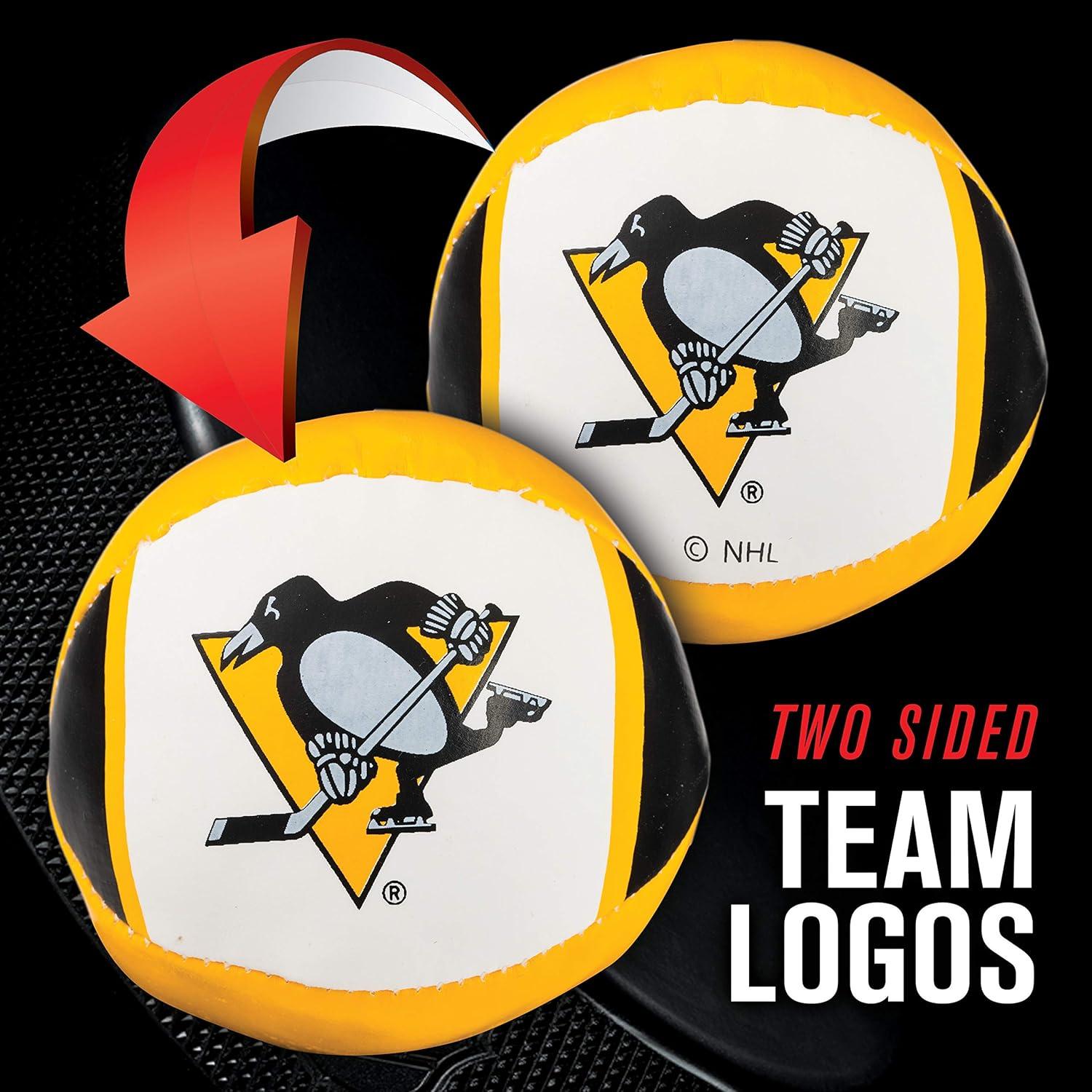 image:imageFranklin Sports NHL Team Mini Soft Hockey Stick Set NHL Team Soft Foam Mini Hockey Stick and Ball Great Toy for KidsPittsburgh Penguins