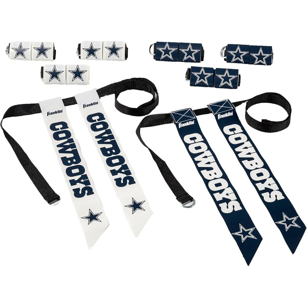 image:imageFranklin Sports NFL Team Flag Football Sets Belts Flags Kids Adults Fits Up to 36 Waist NFL LicensedDallas Cowboys