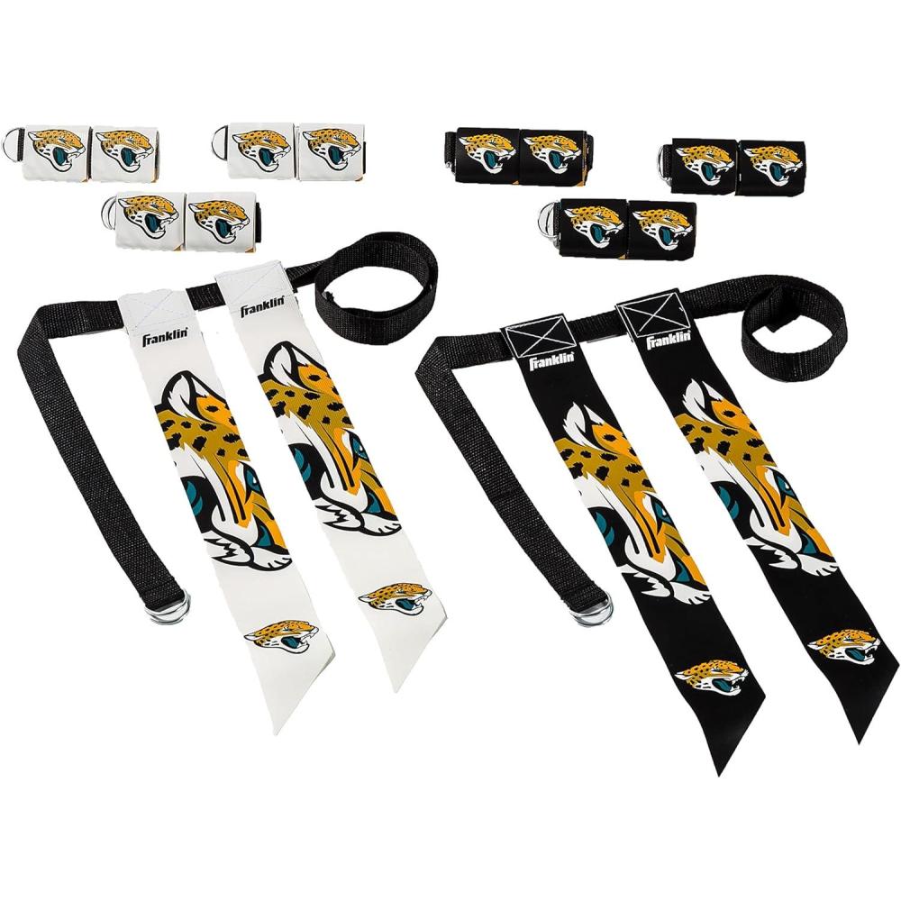 image:imageFranklin Sports NFL Team Flag Football Sets Belts Flags Kids Adults Fits Up to 36 Waist NFL LicensedJacksonville Jaguars