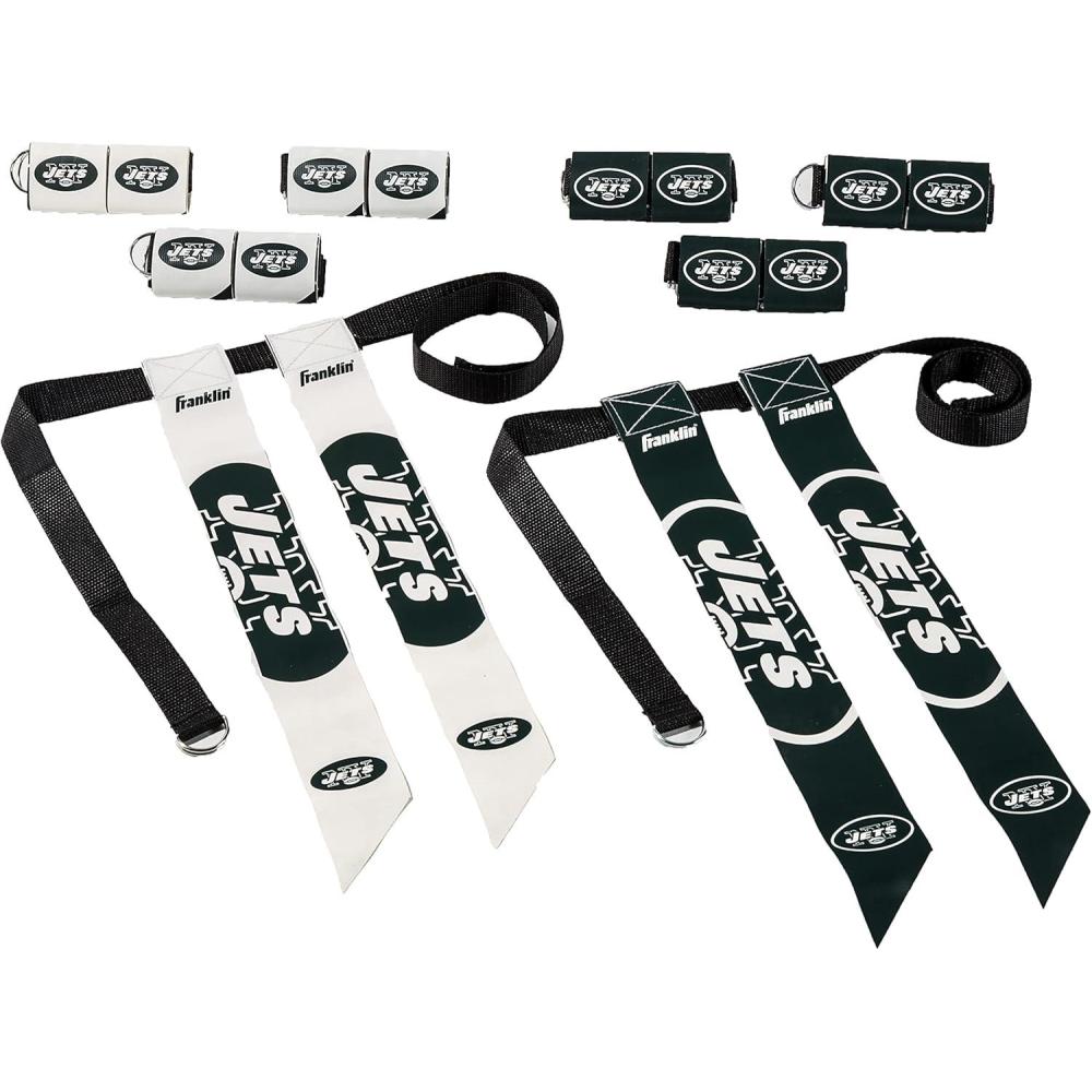 image:imageFranklin Sports NFL Team Flag Football Sets Belts Flags Kids Adults Fits Up to 36 Waist NFL LicensedNew York Jets 2