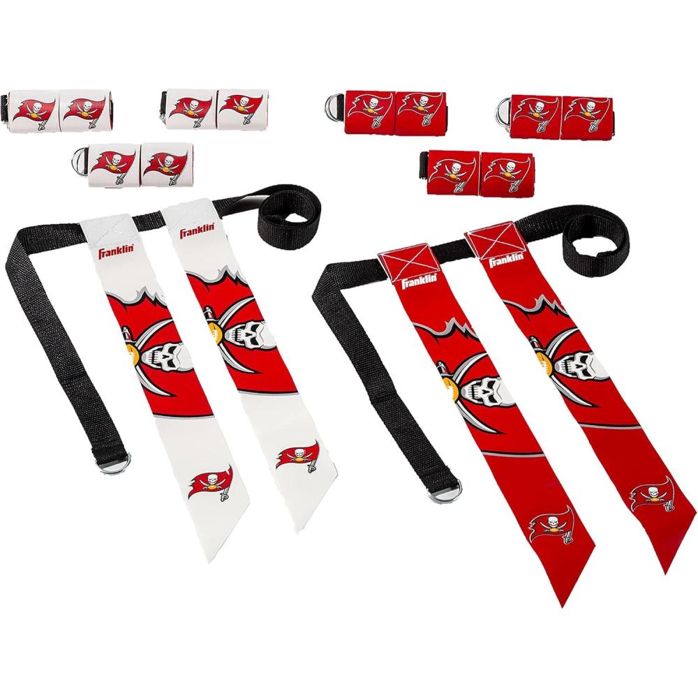 image:imageFranklin Sports NFL Team Flag Football Sets Belts Flags Kids Adults Fits Up to 36 Waist NFL LicensedTampa Bay Buccaneers