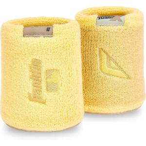 Franklin Sports MLB Wristbands – Xvent – Baseball + Softball – 4 inches – Breathable + Durable(Vanilla & Gold)