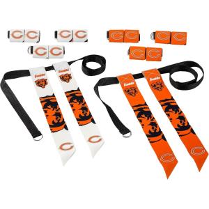 Franklin Sports NFL Team Flag Football Sets – Belts + Flags – Kids + Adults – Fits Up to 36″ Waist – NFL Licensed(Chicago Bears)