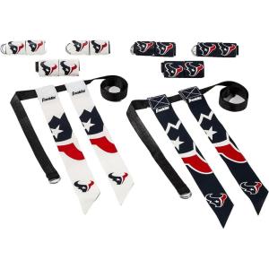 Franklin Sports NFL Team Flag Football Sets – Belts + Flags – Kids + Adults – Fits Up to 36″ Waist – NFL Licensed(Houston Texans)