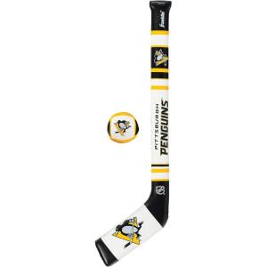 Franklin Sports NHL Team Mini Soft Hockey Stick Set – NHL Team Soft Foam Mini Hockey Stick and Ball – Great Toy for Kids(Pittsburgh Penguins)