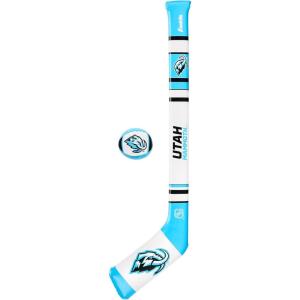 Franklin Sports NHL Team Mini Soft Hockey Stick Set – NHL Team Soft Foam Mini Hockey Stick and Ball – Great Toy for Kids(Utah Mammoth)