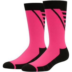 Franklin Sports Neo-Fit Youth/Kids Soccer Socks (Medium, Pink)