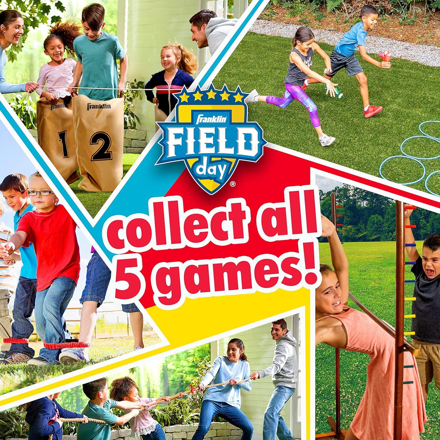 image:imageFranklin Field Day Deluxe Tic Tac Toe Racing for Kids and Adults Perfect for Backyard Play Includes 9 Play Space Hoops 6 Tic Tac Toe Weighted Flags and 1 Starting Line