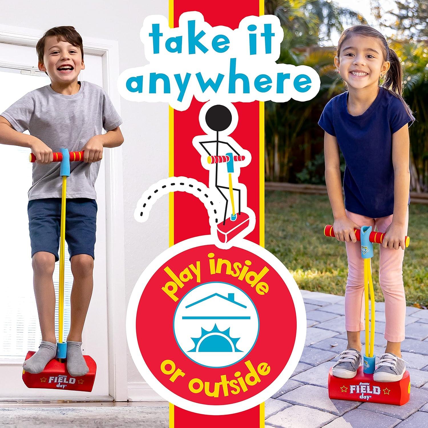 image:imageFranklin Field Day Kids Toy Pogo Stick Kids Foam Pogo Jumper Hopper for Ages 3 Perfect for Indoor Outdoor Toy Boys Girls Foam Jumper Ages 3Franklin Field Day