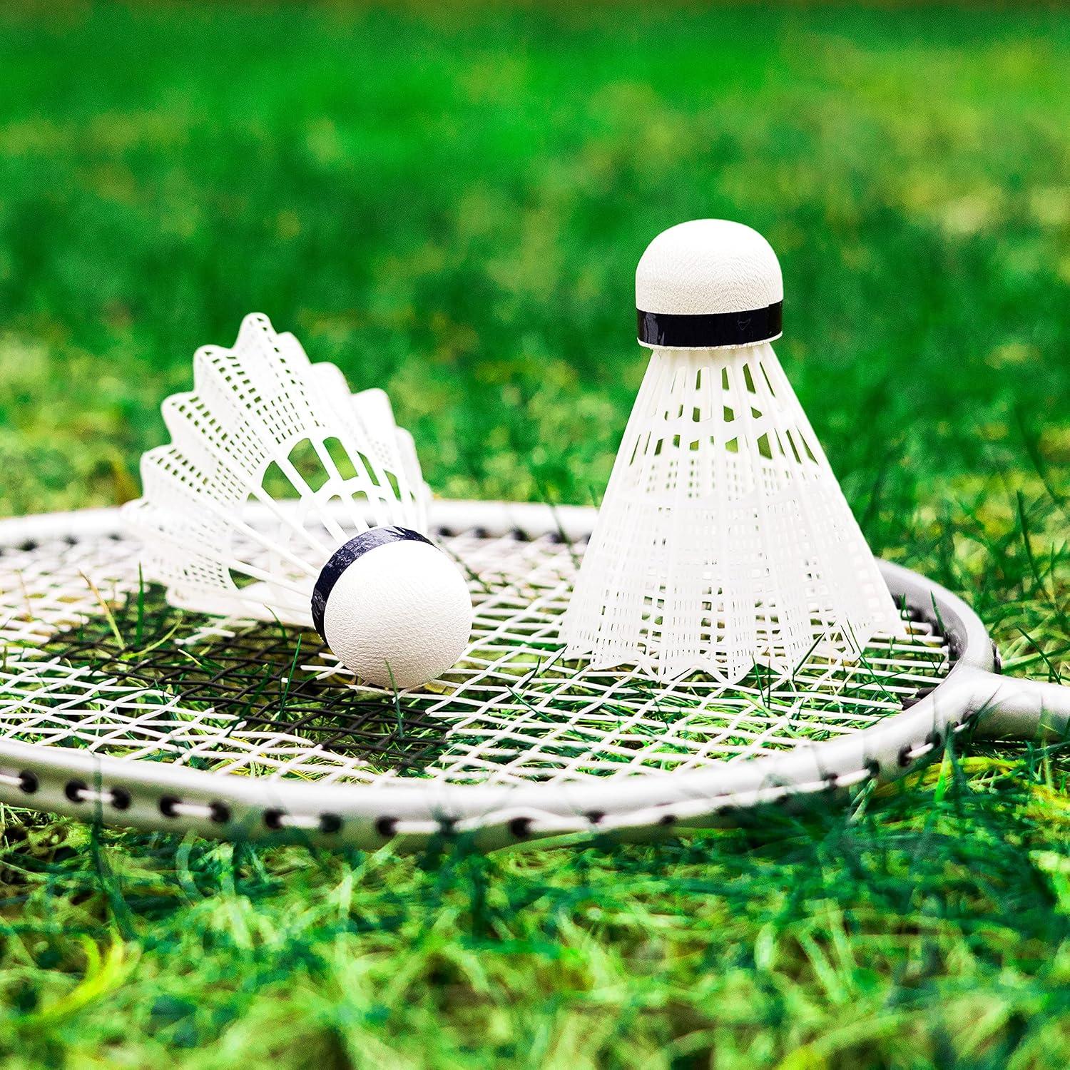 image:imageFranklin Sports Badminton Shuttlecock Set Sets of 3 6 12 Badminton Birdies Backyard Outdoor Badminton Shuttlecocks Plastic Replacement Birdies for Badminton Sets 3 6 12 Packs12 Pack