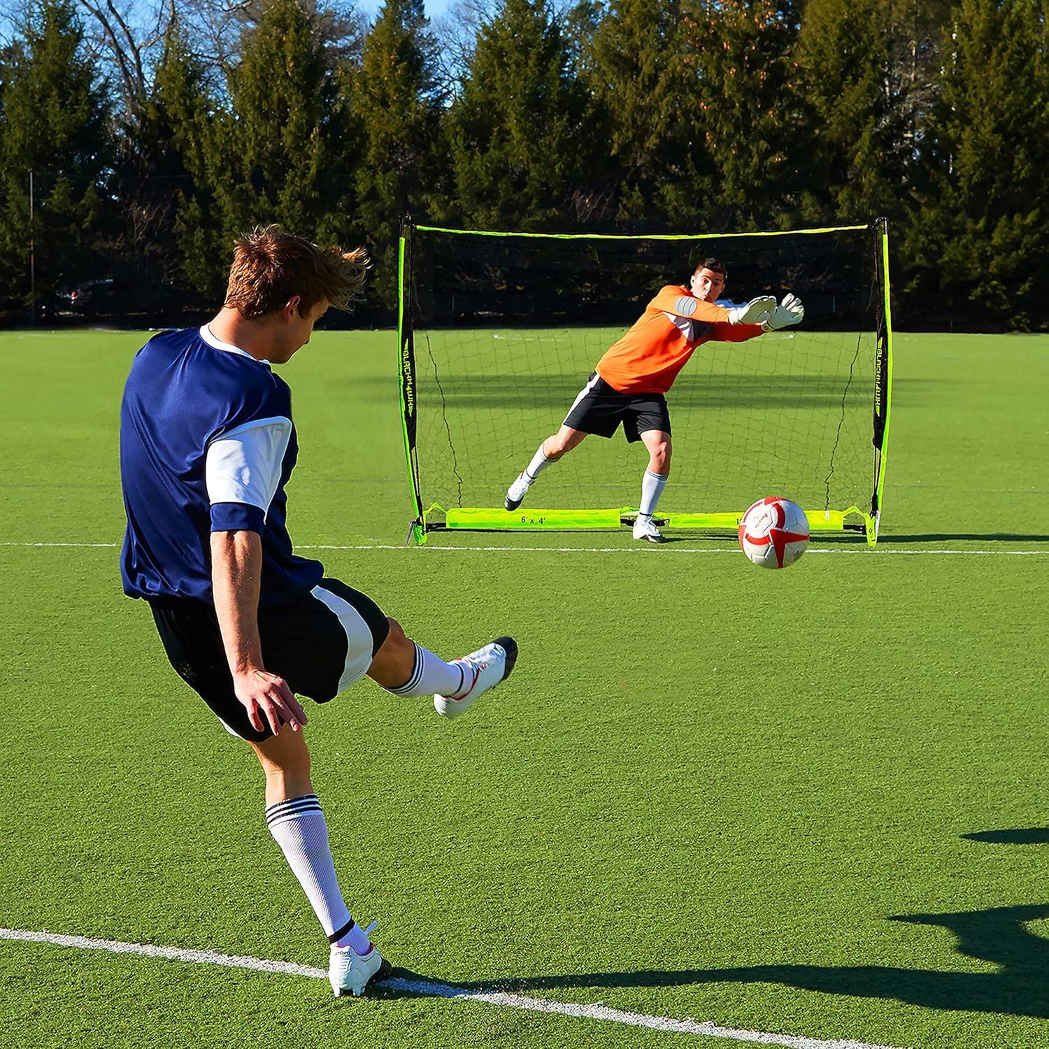 image:imageFranklin Sports Blackhawk Deluxe Flexpro Portable Soccer Goal Green 6 x 4