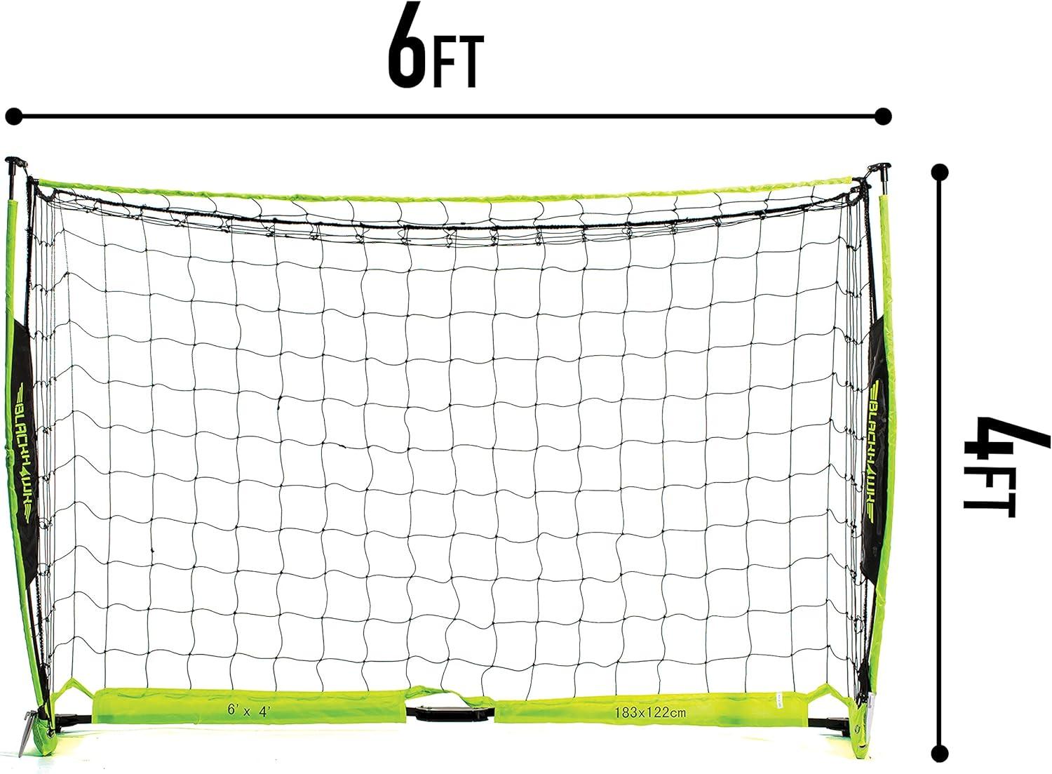 image:imageFranklin Sports Blackhawk Deluxe Flexpro Portable Soccer Goal Green 6 x 4