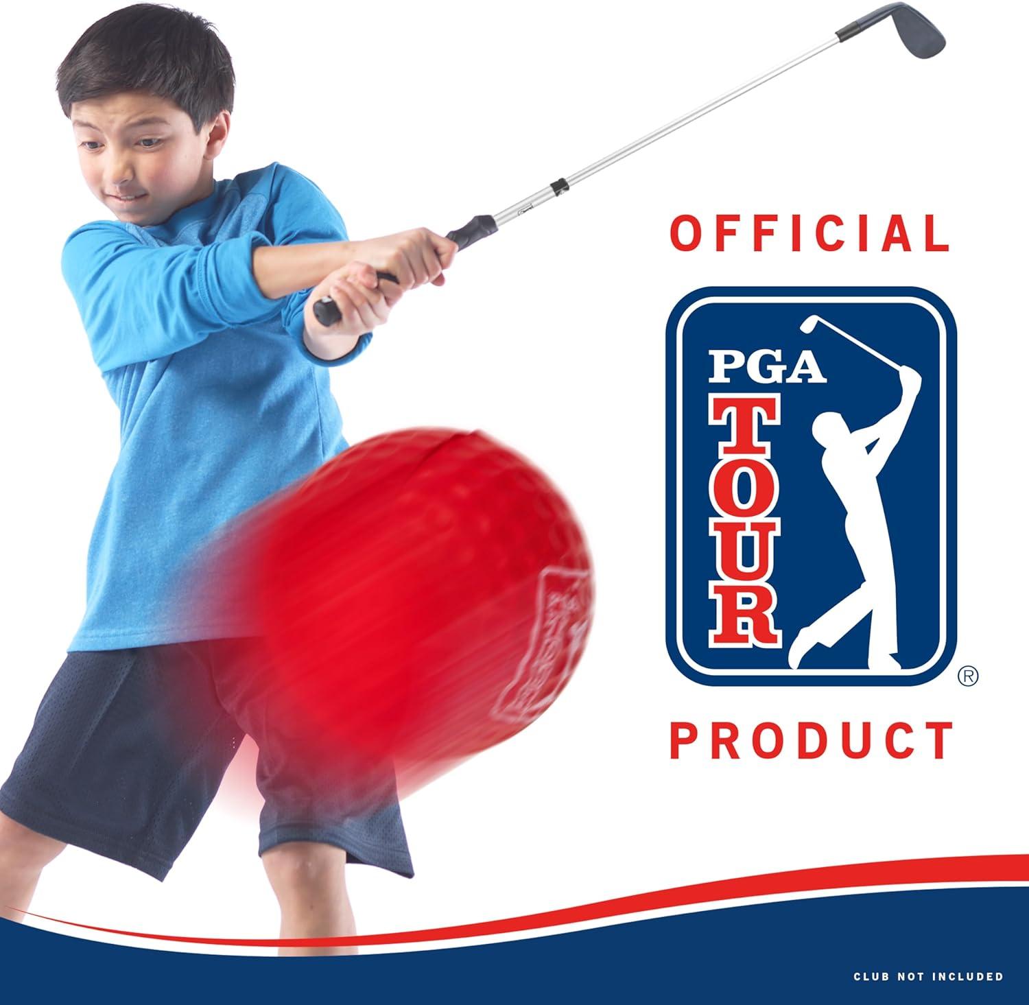 image:imageFranklin Sports PGA TOUR Indoor Outdoor Foam Golf Balls Kids Adults Foam Golf Balls Limited Flight Includes Draw String Carry Bag 12 Pack Red White Blue