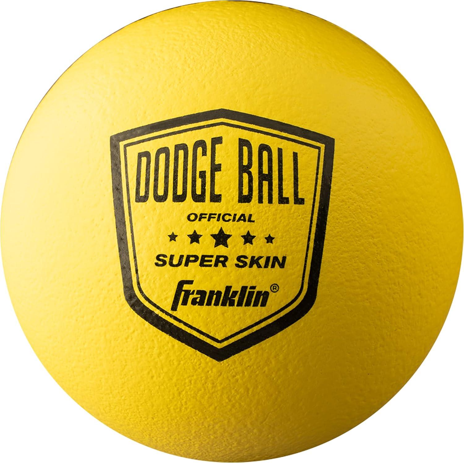 image:imageFranklin Sports Super Skin 6Pack of Dodgeball Balls 7Inch EasyGrip Foam Balls for Playground and Gymnasium Games