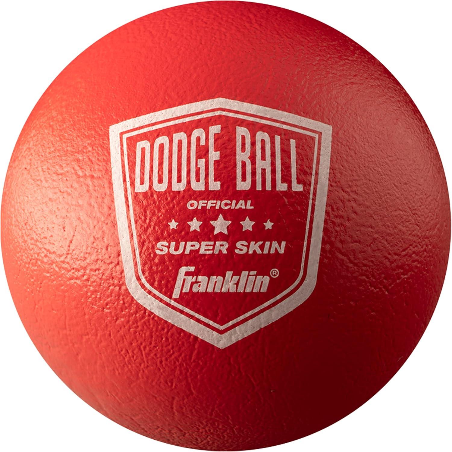 image:imageFranklin Sports Super Skin 6Pack of Dodgeball Balls 7Inch EasyGrip Foam Balls for Playground and Gymnasium Games