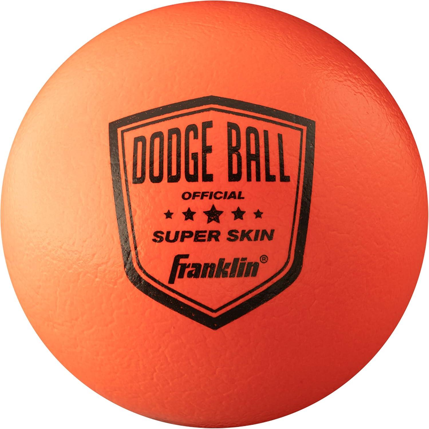 image:imageFranklin Sports Super Skin 6Pack of Dodgeball Balls 7Inch EasyGrip Foam Balls for Playground and Gymnasium Games