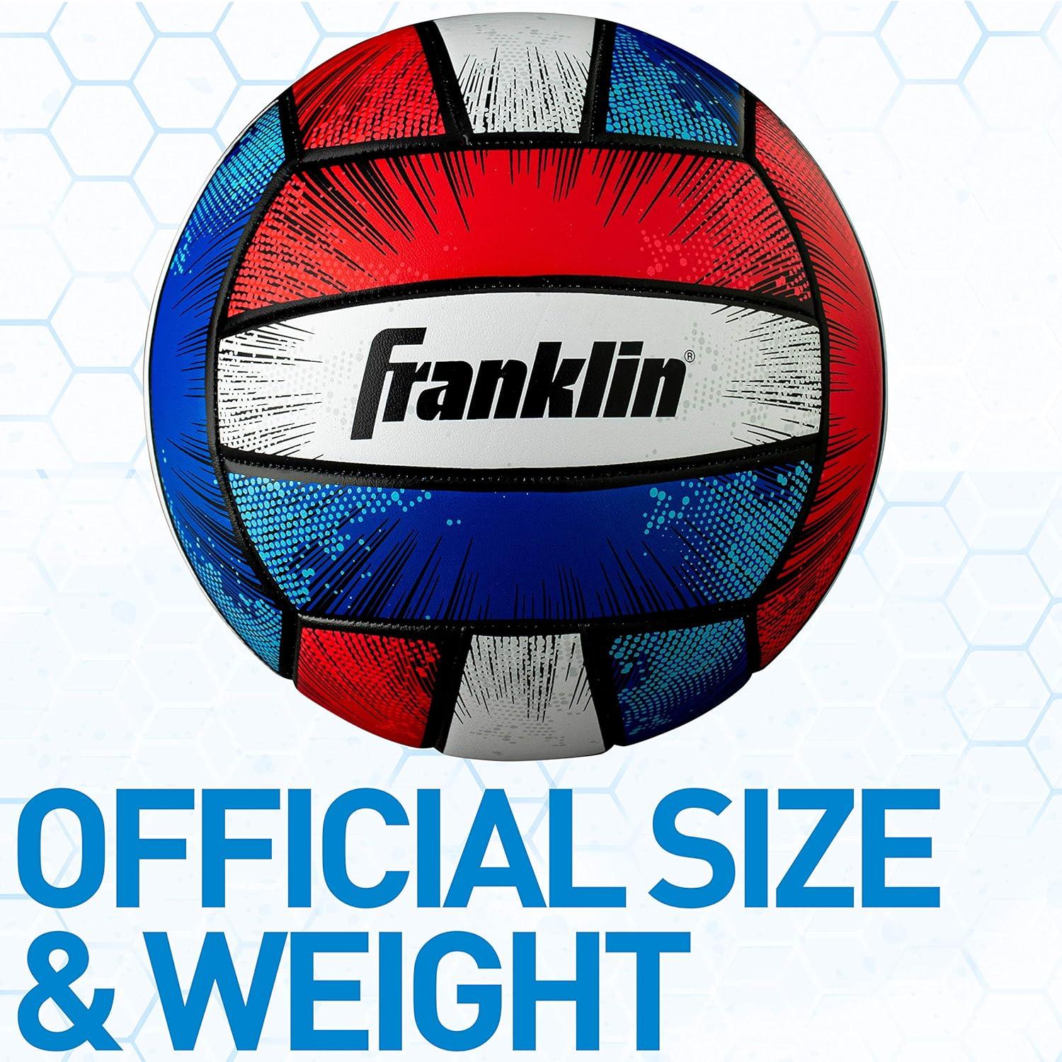 image:imageFranklin Sports Volleyball Outdoor Beach Volleyball Cushioned Ball Set Great for Backyard and BeachBlast