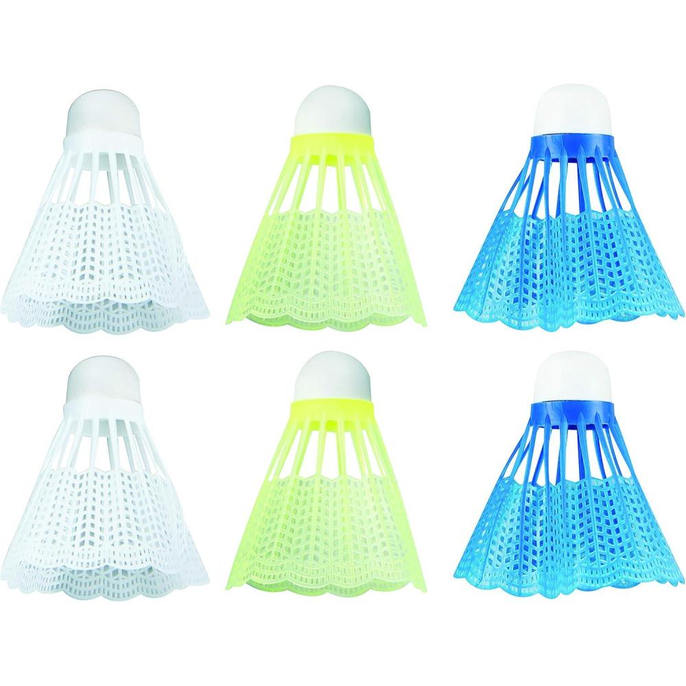 image:imageFranklin Sports Badminton Shuttlecock Set Sets of 3 6 12 Badminton Birdies Backyard Outdoor Badminton Shuttlecocks Plastic Replacement Birdies for Badminton Sets 3 6 12 Packs6 Pack