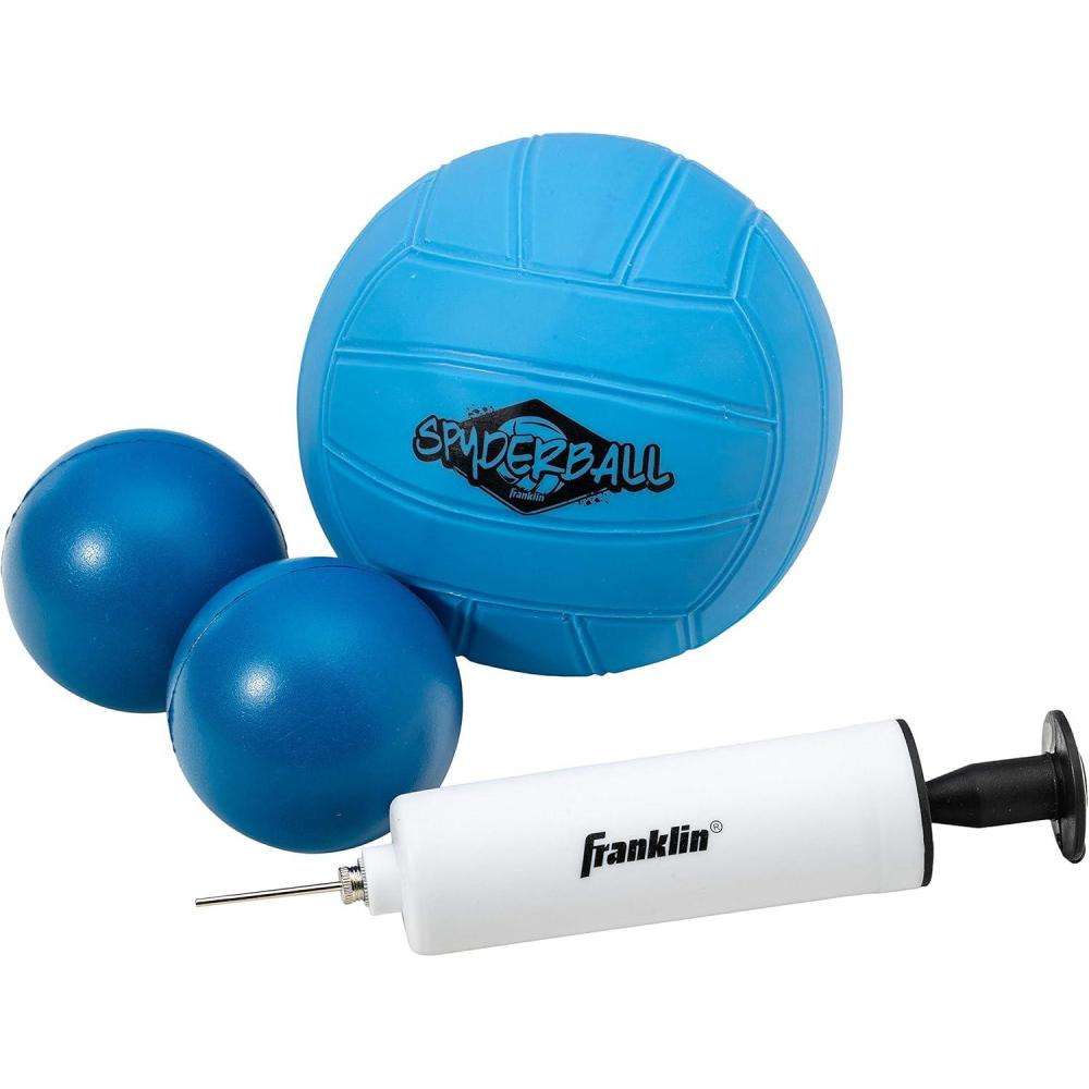 image:imageFranklin Sports Spyder Pong Tennis Table Tennis Volleyball 4 Square Includes Net Table Paddles BallReplacement Balls
