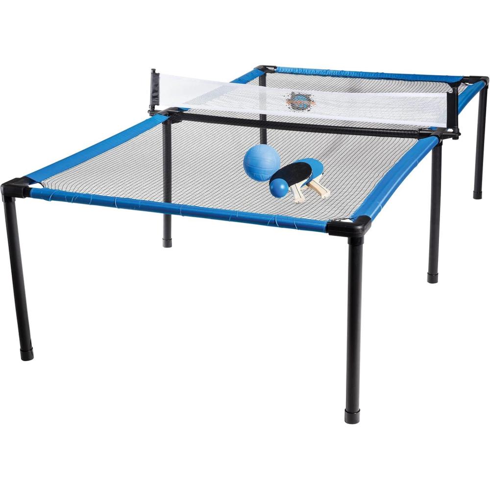 image:imageFranklin Sports Spyder Pong Tennis Table Tennis Volleyball 4 Square Includes Net Table Paddles BallSpyder Pong Set