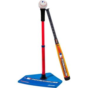 Franklin Sports MLB Adjust-A-Hit T-Ball Set Blue/Red, 5-18 Years Includes Tee, Ball, & Bat