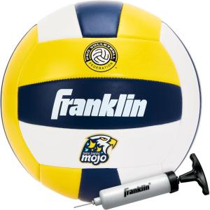 Franklin Sports PVF Team Volleyballs – Official Size + Regulation Weight Volleyballs for Indoor + Outdoor Use – Youth + Adult Ball for Recreational Play – Official PVF Team Logos + Colors(San Diego Mojo)