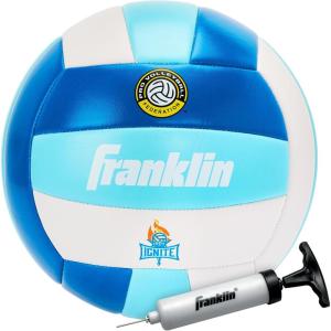 Franklin Sports PVF Team Volleyballs – Official Size + Regulation Weight Volleyballs for Indoor + Outdoor Use – Youth + Adult Ball for Recreational Play – Official PVF Team Logos + Colors(Indy Ignite)