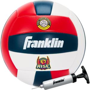 Franklin Sports PVF Team Volleyballs – Official Size + Regulation Weight Volleyballs for Indoor + Outdoor Use – Youth + Adult Ball for Recreational Play – Official PVF Team Logos + Colors(Grand Rapids Rise)