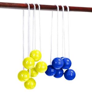 Franklin Sports Replacement Ladderball Bolas(Blue/Yellow)