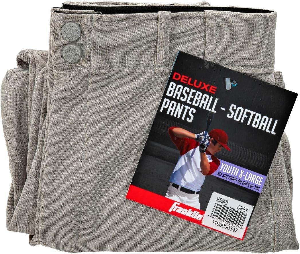 image:imageFranklin 23427F5 Classic Fit Baseball Pants Grey Youth XL