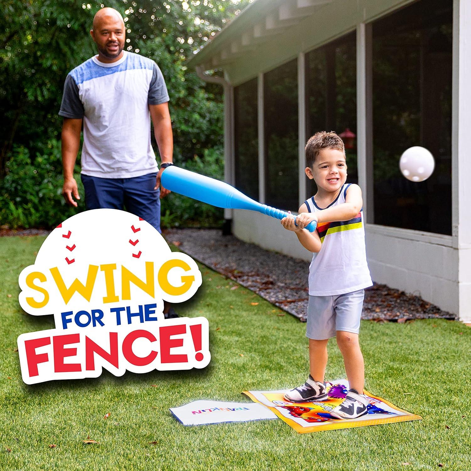 image:imageFranklin Learn Your Stance Baseball Set Perfect for Toddlers and Kids Includes Bat and Balls Improve Batting Skills Outdoor Sports Baseball