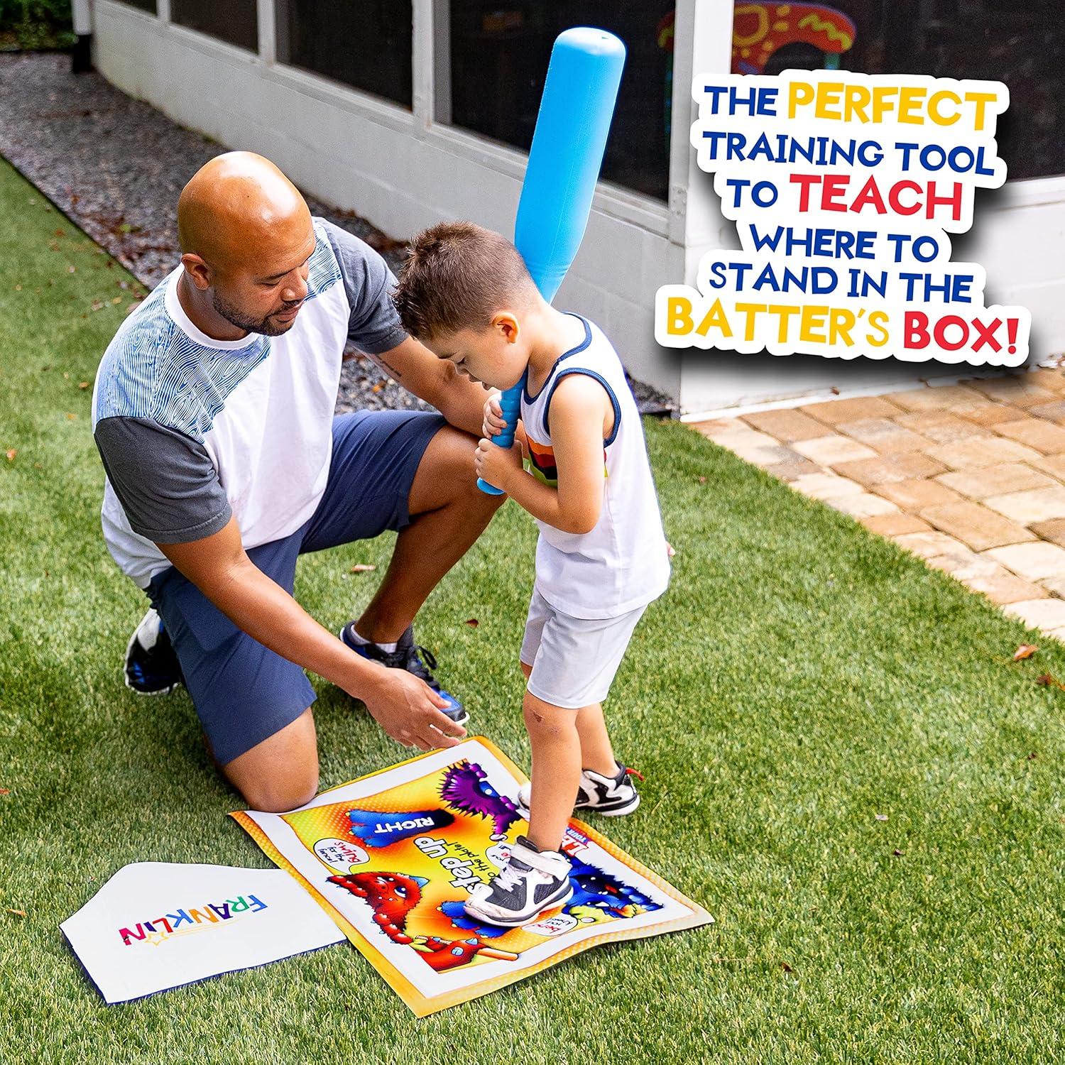 image:imageFranklin Learn Your Stance Baseball Set Perfect for Toddlers and Kids Includes Bat and Balls Improve Batting Skills Outdoor Sports Baseball