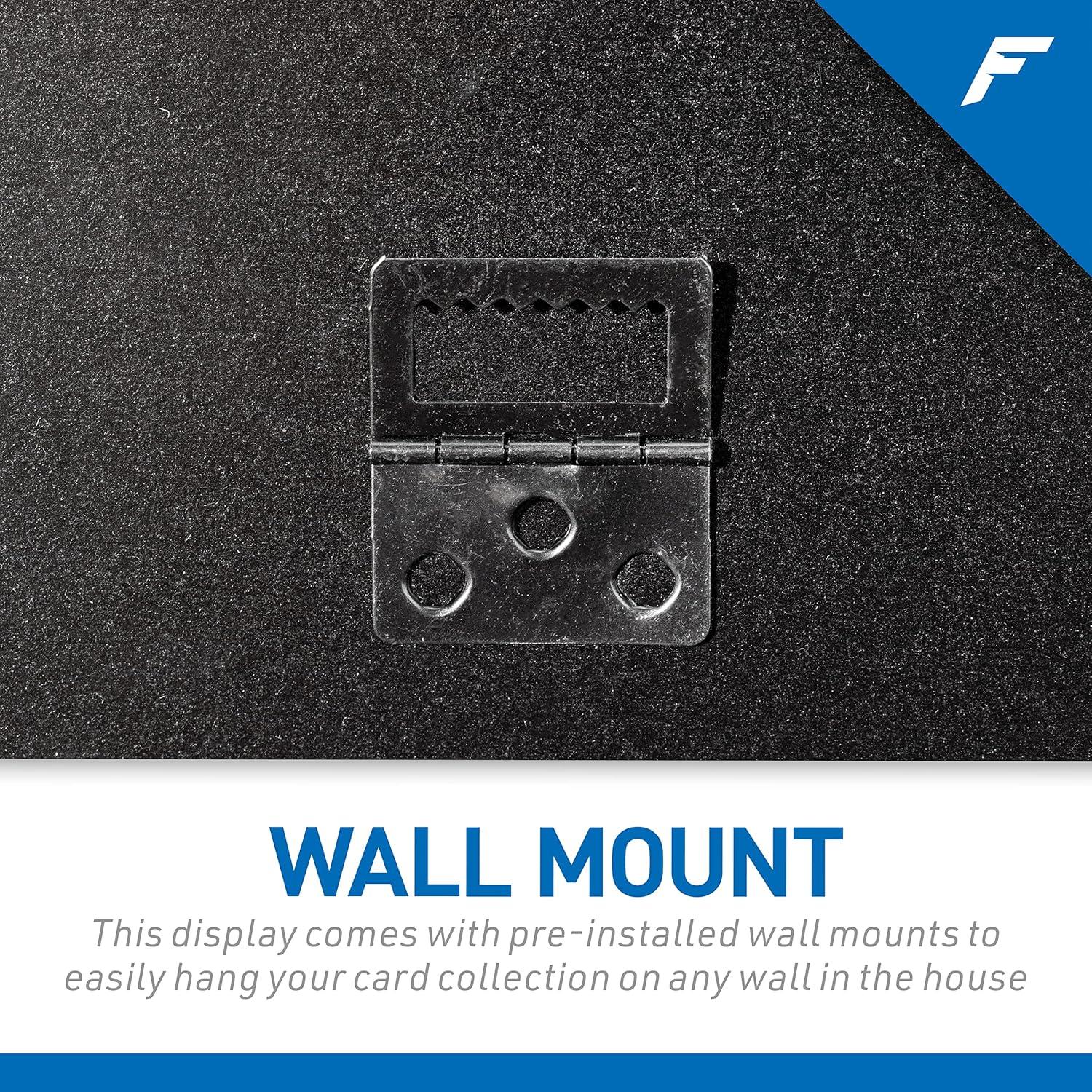 image:imageFranklin Sports Baseball Trading Card Display Frame Display Case for Sports Collector Trading Cards Wall Mounted Case 20 Top Loaders Included
