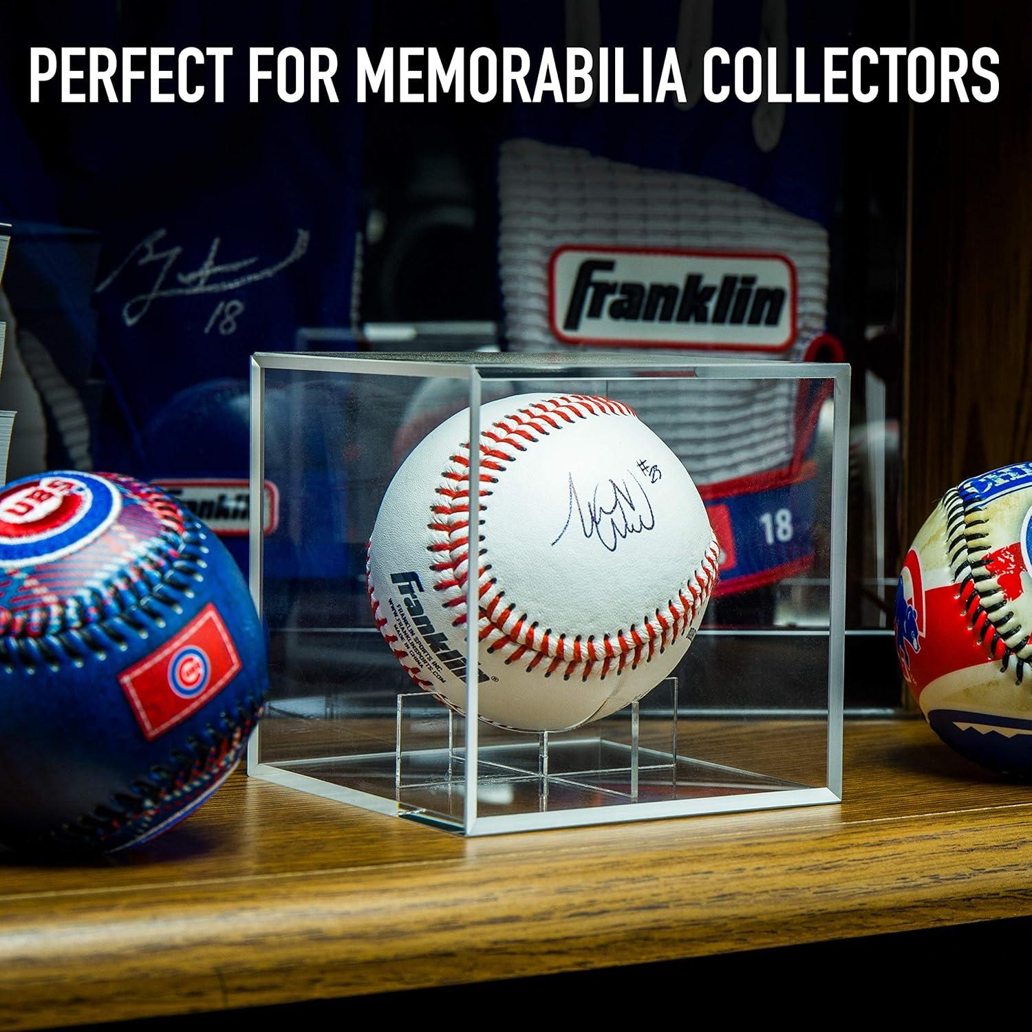 image:imageFranklin Sports Display Case Memorabilia UV Protected Sport Collectibles Baseball Batting Gloves Basketball Soccer Ball FootballBaseball