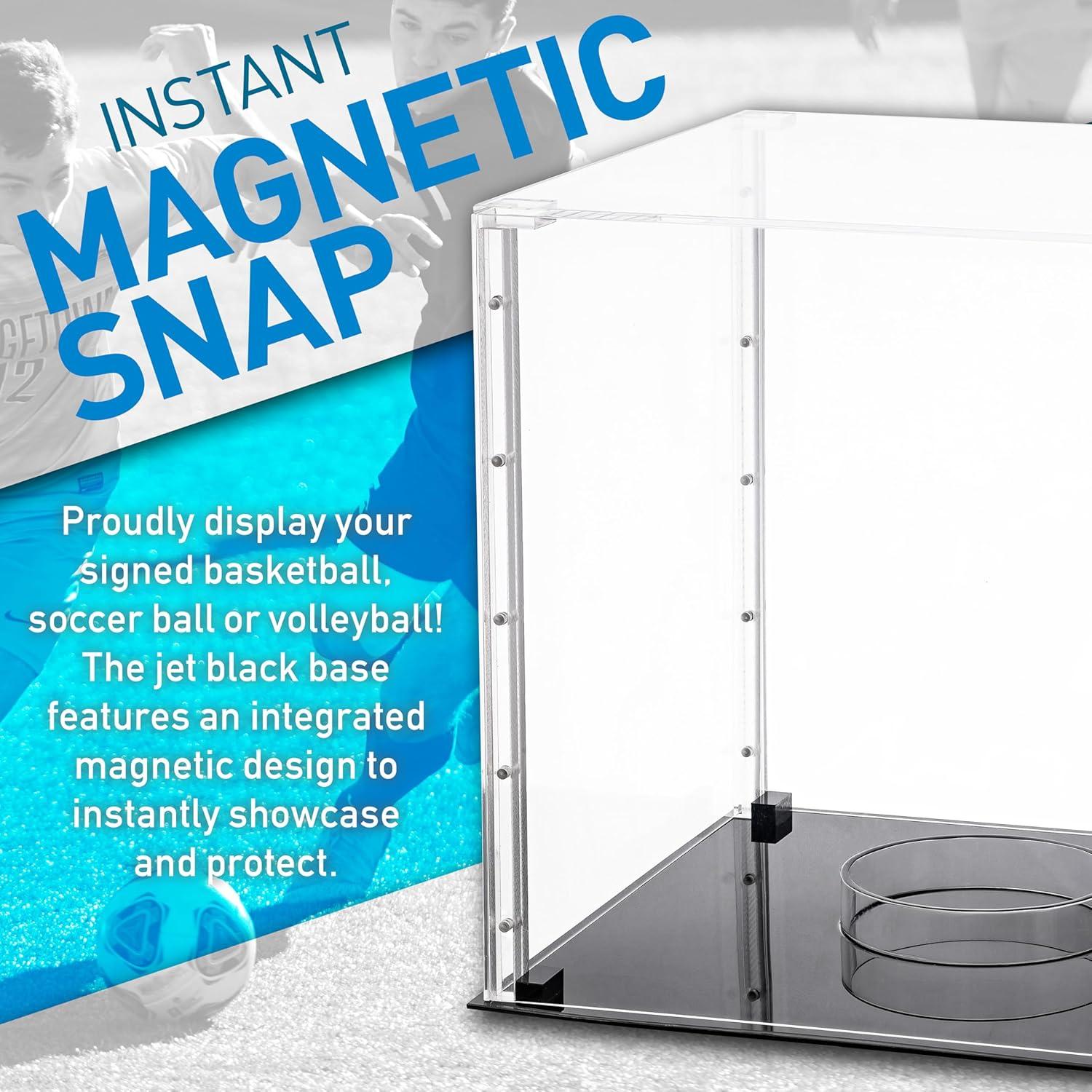 image:imageFranklin Sports Display Case Memorabilia UV Protected Sport Collectibles Baseball Batting Gloves Basketball Soccer Ball FootballBasketballSoccer Ball