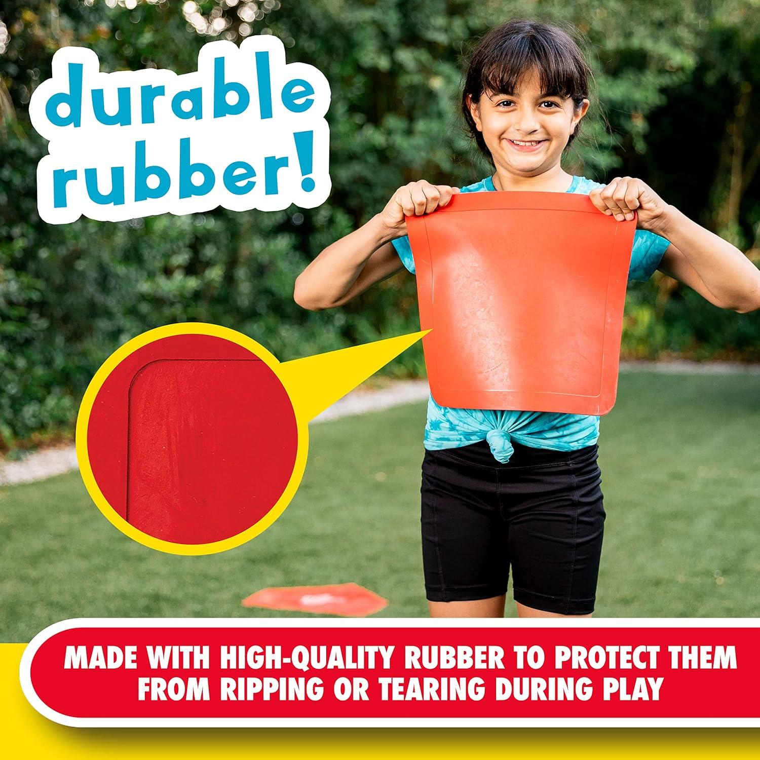 image:imageFranklin Sports Field Day Baseball Base Set Throw Down Rubber Bases for Baseball Softball with Home Plate Portable Backyard Baseball Softball Kickball Bases Easy Set Up Rubber Base Set RedOne Size