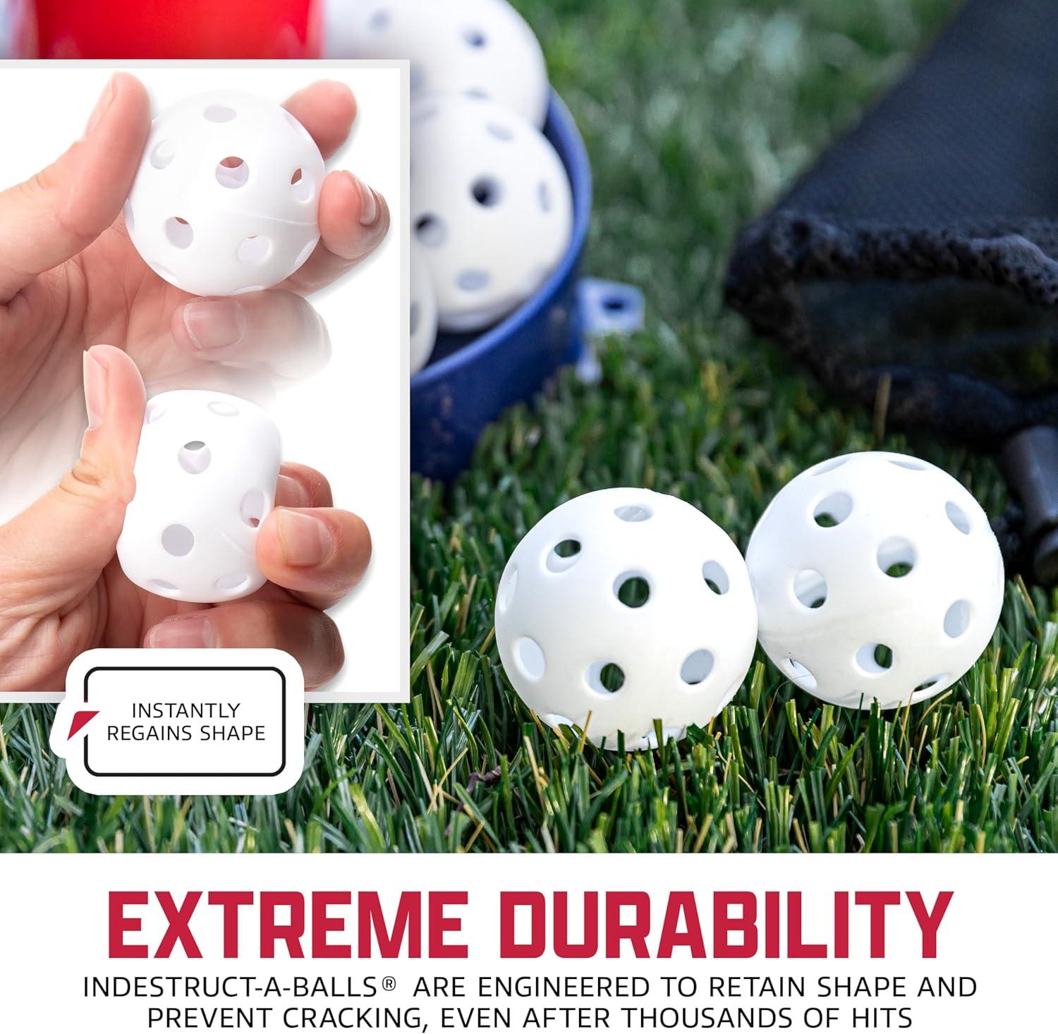 image:imageFranklin Sports MLB Micro Tee Trainer Kids Baseball Batting Trainer with PopUp Pitching Machine 10 Durable Balls Drill Card amp Bag Youth Hitting Practice Set for Backyard Training