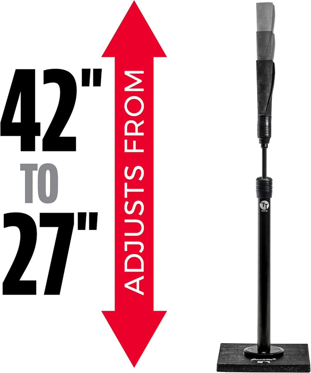 image:imageFranklin Sports MLB Total Batting Adjustable Batting Tee Ball Stand and Softball Hitting Tee for Baseball for AdultsYouthTotal Tee