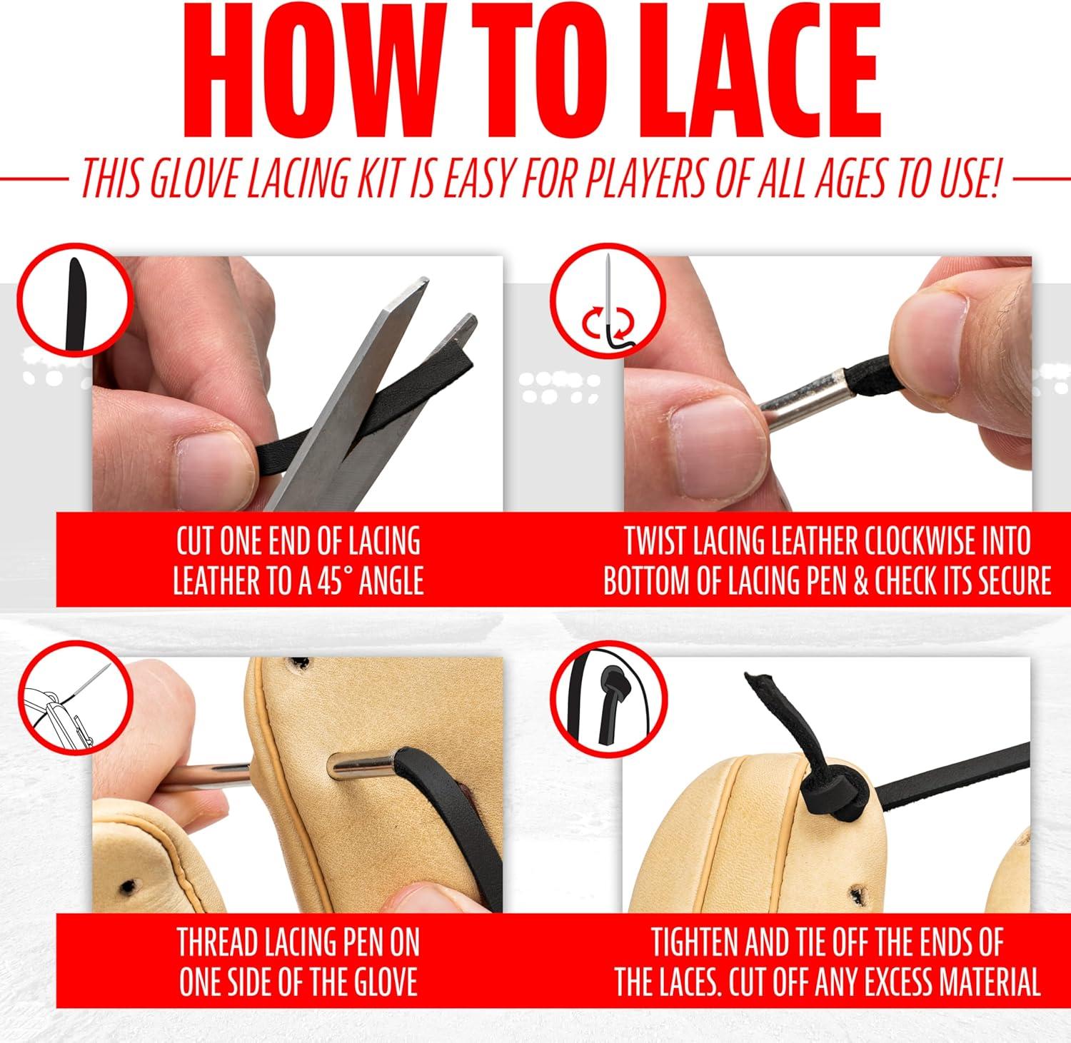image:imageFranklin SportsGlove Lacing Repair KitBlack