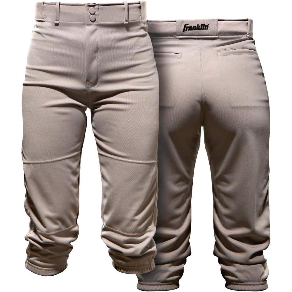 image:imageFranklin 23427F5 Classic Fit Baseball Pants Grey Youth XL